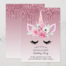 Search for glitter unicorn invitations Floral