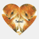 Search for vintage fox stickers Woodland animals