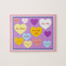 Recherche de valentines puzzles Bonbons