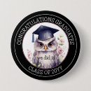 Search for cute owl buttons Graduation