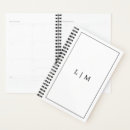 Search for white planners Initials