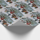 Search for father christmas wrapping paper Illustration