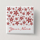 Search for red white pattern buttons Stylish