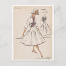 Search for vintage fashion postcards Illustration