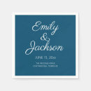 Recherche de bleu marine blanc serviettes Calligraphie