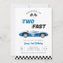 Recherche de vintage race car invitations Deux fois plus vite