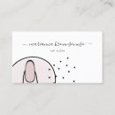 Search for nail salon business cards Elegant script signature calligraphy
