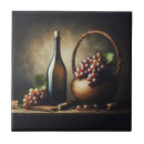 Search for wine grapes tiles Still life
