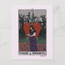 Search for swords postcards Tarot