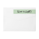 Search for brushstroke return address labels Elegant