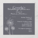 Search for dandelions square invitations Modern