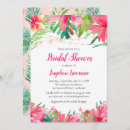 Search for pink frangipani invitations Tropical