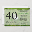 Search for golf 40th birthday invitations Forty
