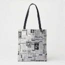 Search for newspaper tote bags Pattern