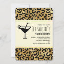 Search for leopard print birthday invitations Wildlife