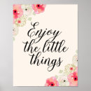 Search for little things posters Inspirational