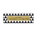 Search for triangle return address labels Elegant