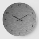 Search for stainless steel clocks Grey