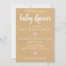 Search for rustic baby girl shower invitations Simple