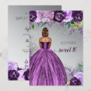 Search for purple dress birthday invitations Gown