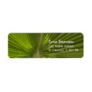 Search for palm fronds return address labels Green