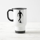 Search for soccer player mugs Black and white