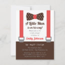 Recherche de bowtie baby shower invitations Moderne