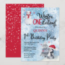 Search for penguin 1st birthday invitations Snowman