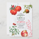 Search for pomegranate invitations Greenery
