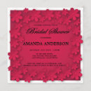 Search for black hot pink bridal shower invitations Elegant