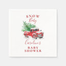 Search for red truck napkins Winter
