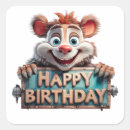 Search for birthday greetings stickers For kids