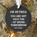 Search for retirement ornaments Humour