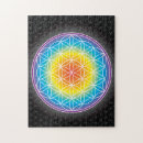 Recherche de fleur de la vie puzzles Mandala