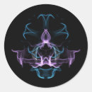 Search for abstract fractal stickers Black