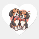 Search for heart beagle stickers Puppy