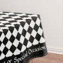 Search for black and white tablecloths Vintage