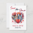 Search for cat wedding save the dates Cute