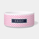 Search for pink dog bowls Stripe