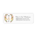 Search for summer wreath return address labels Elegant