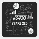 Search for 80 year old stickers Birthday