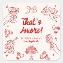 Search for amor stickers Red