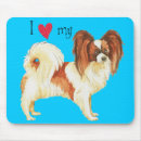 Search for butterfly dog mousepads Papillon