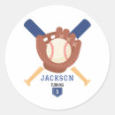 Search for baseball birthday stickers Batter up