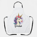 Search for unicorn face aprons Kawaii