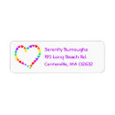 Search for gay wedding return address labels Rainbow