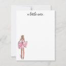 Search for fashioned note cards Pink