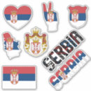 Recherche de drapeau serbe autocollants Armoiries de serbie