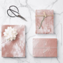 Search for rose gold and white wrapping paper For her
