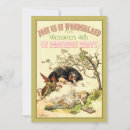 Search for alice in wonderland birthday invitations Unbirthday